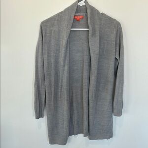 Joe Fresh Women's Gray Open Cardigan Sweater